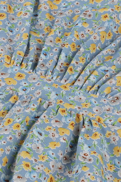 Abito A Trapezio Con Stampa Floreale Anni '50