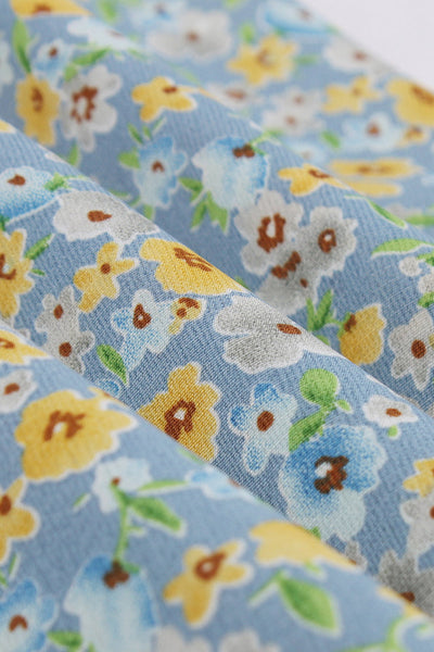 Abito A Trapezio Con Stampa Floreale Anni '50