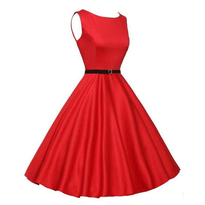 Abito Rosso Rockabilly
