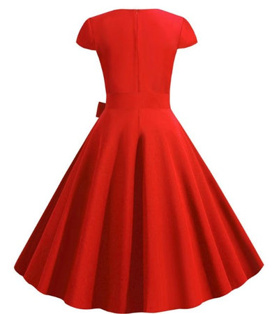 Abito Rosso Vintage Anni '50