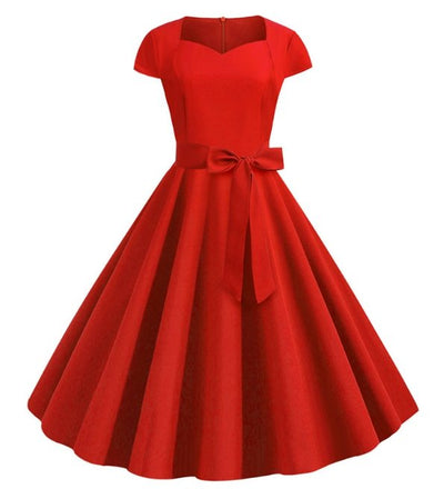 Abito Rosso Vintage Anni '50