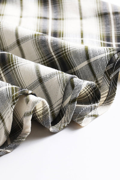 Abito Svasato Scozzese Vintage Anni '50