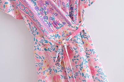 Bellissimo Vestito Rosa Anni '70