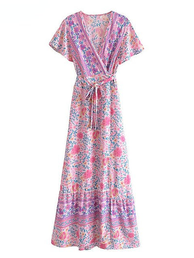 Bellissimo Vestito Rosa Anni '70