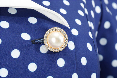 Abito Blu Glamour Anni '50