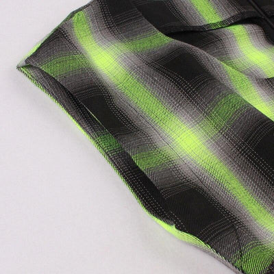 Abito Scozzese Vintage Senza Maniche