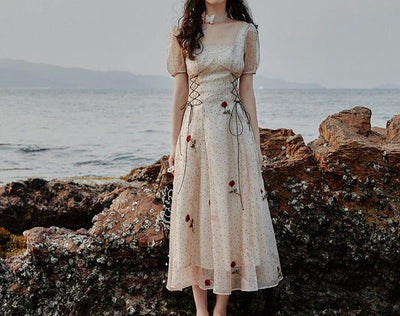 Abito Anno 40 50 Beige