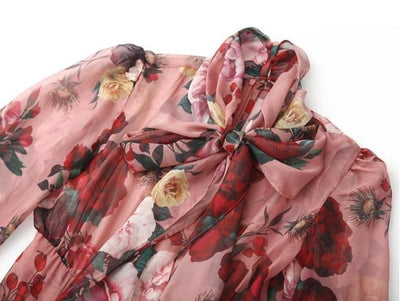 Abito Anni '40 Con Fiocco