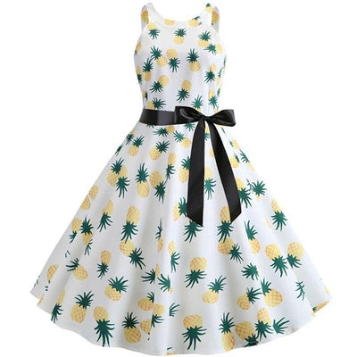 Abito Anni '50 Con Ananas