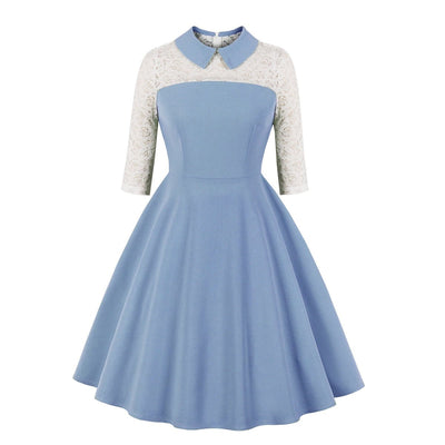 Abito Anni '50 Con Pizzo