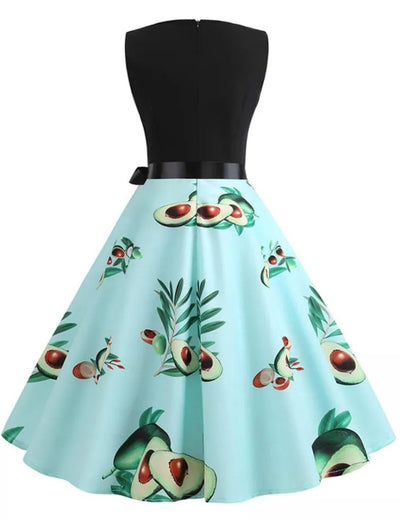 Abito Blu Pastello Anni '50