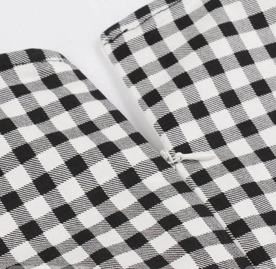 Abito Anni '50 In Bianco E Nero