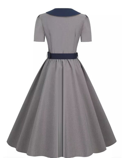 Abito Pin Up Anni '50 Nero