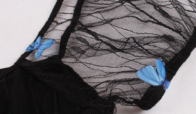 Abito Anni '50 Con Farfalle Pin Up