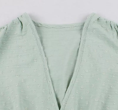 Abito Pin Up Verde Semplice Anni '50