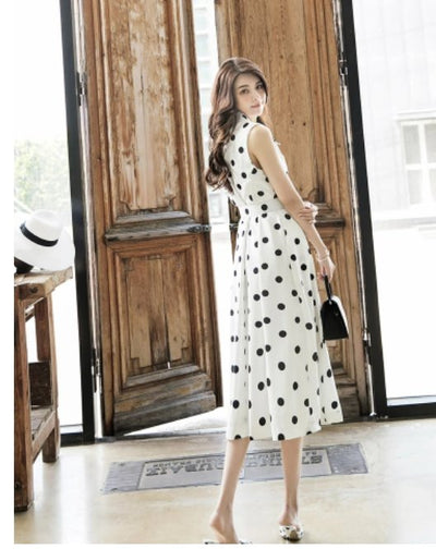 Abito A Pois Anni '40