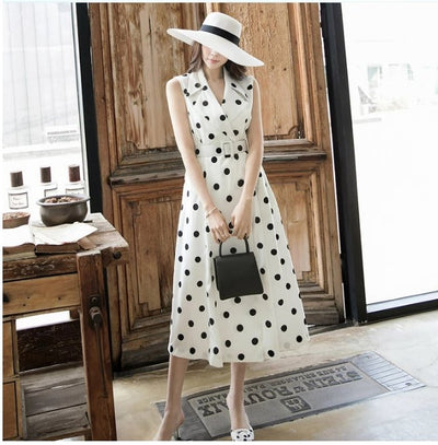 Abito A Pois Anni '40