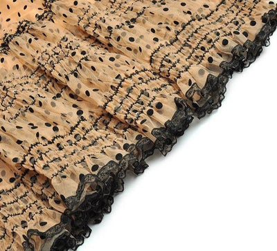 Abito A Pois Giallo Anni '40