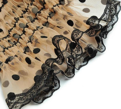 Abito A Pois Giallo Anni '40