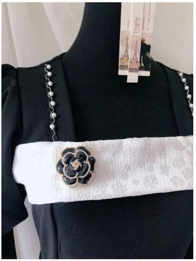 Abito A Maniche Lunghe Anni '40