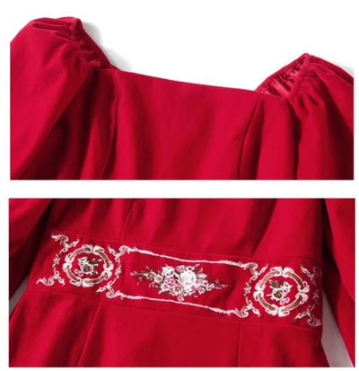 Abito In Velluto Anni '40