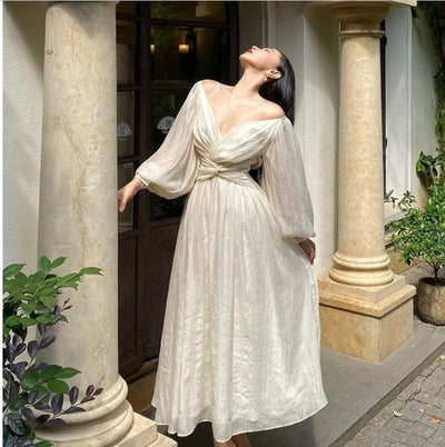 Abito Con Volant Vintage Anni '40