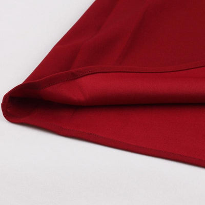 Abito Anni '50 Bordeaux