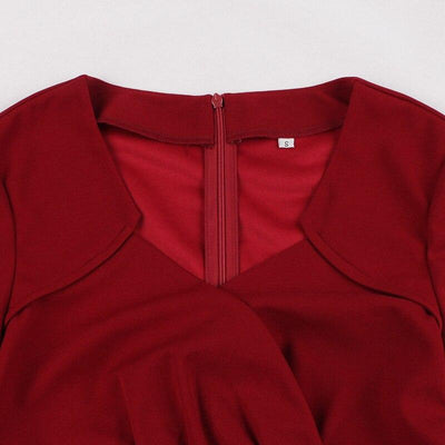 Abito Anni '50 Bordeaux