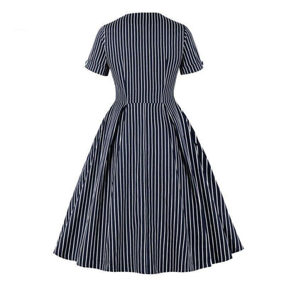 Abito Vintage Blu Navy Anni '50