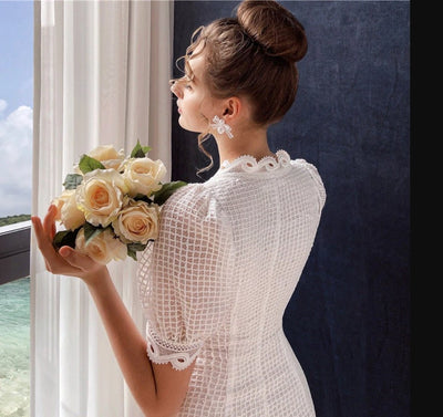 Abito Frontale Con Bottoni Vintage