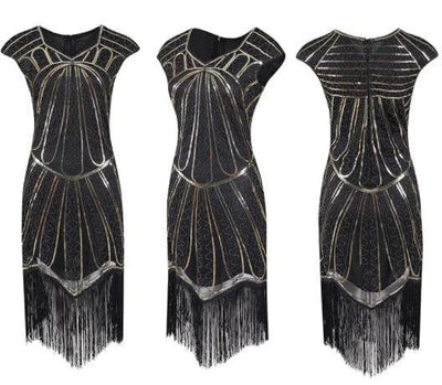 Abito Charleston Anni '20 In Oro