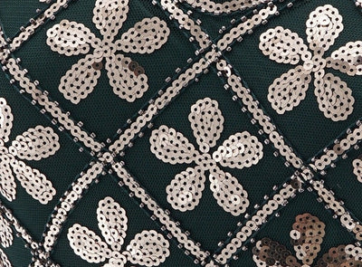 Abito Charleston Anni '20 - Verde E Oro