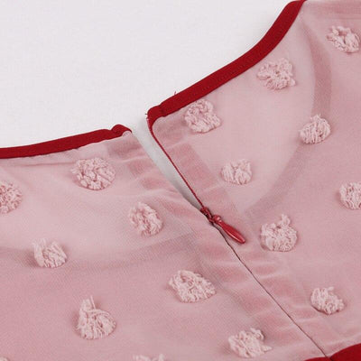 Abito Da Cocktail Bordeaux Anni '50