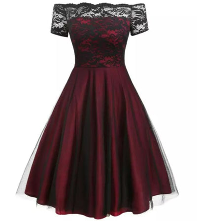 Abito In Pizzo Anni '50