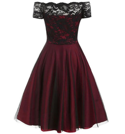 Abito In Pizzo Anni '50