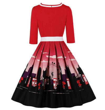 Abito London Taglie Forti Anni '50