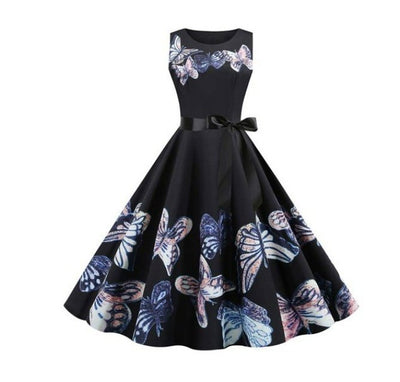 Abito Svasato Vintage Viola