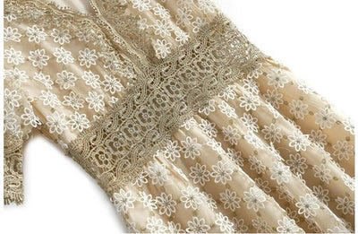 Abito Anni '40 Color Champagne