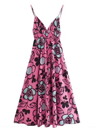 Abito Hippie Floreale Anni '70