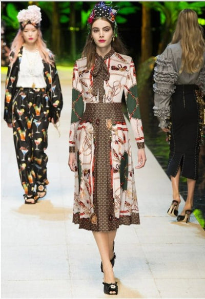 Abito Longuette Rosa Vintage