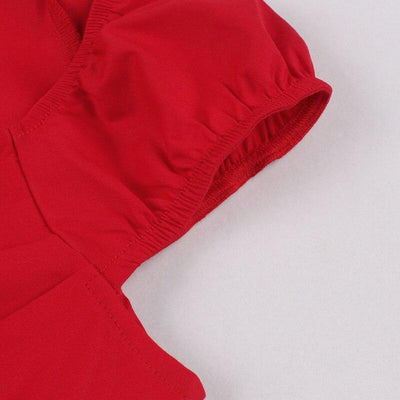 Abito Bustier Anni '60 Rosso