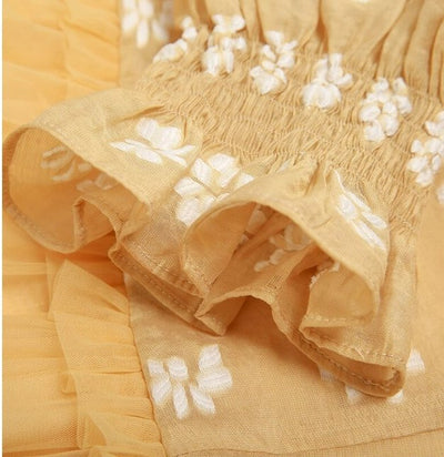 Abito Retrò Moda Anni '40 Giallo