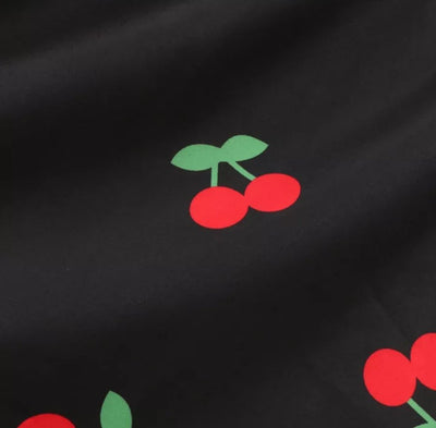 Abito Retrò Con Ciliegie