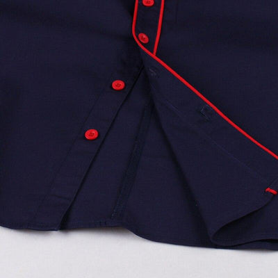 Abito Rockabilly Blu Navy