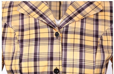 Abito Stile Anni '50 Giallo