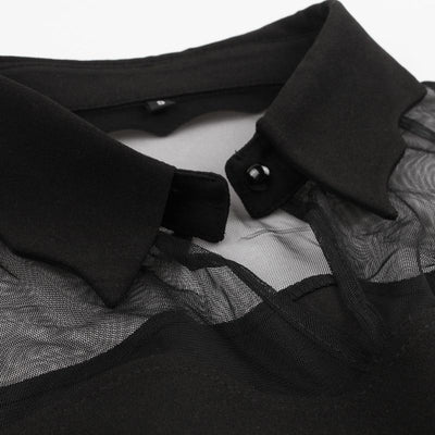 Abito Stile Anni '50 Taglie Forti Nero