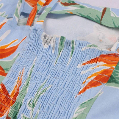 Abito Stile Vintage Taglie Forti Blu