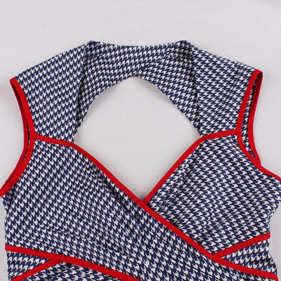 Abito Grembiule Vintage Blu