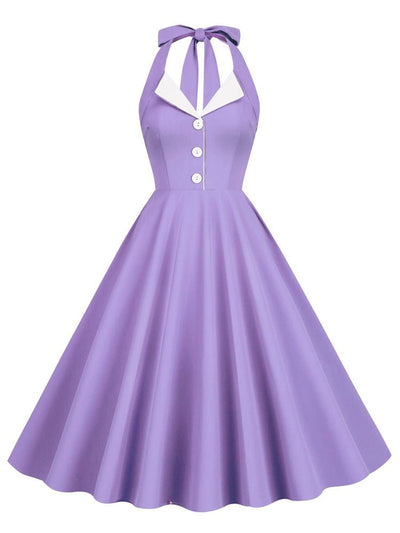 Abito Pin Up Viola Vintage Anni '60