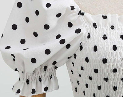 Abito Bianco Stile Anni '50